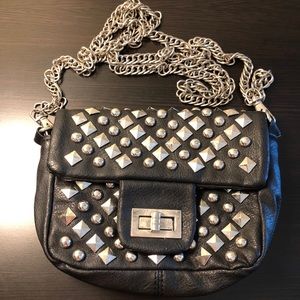 Black Studded Purse